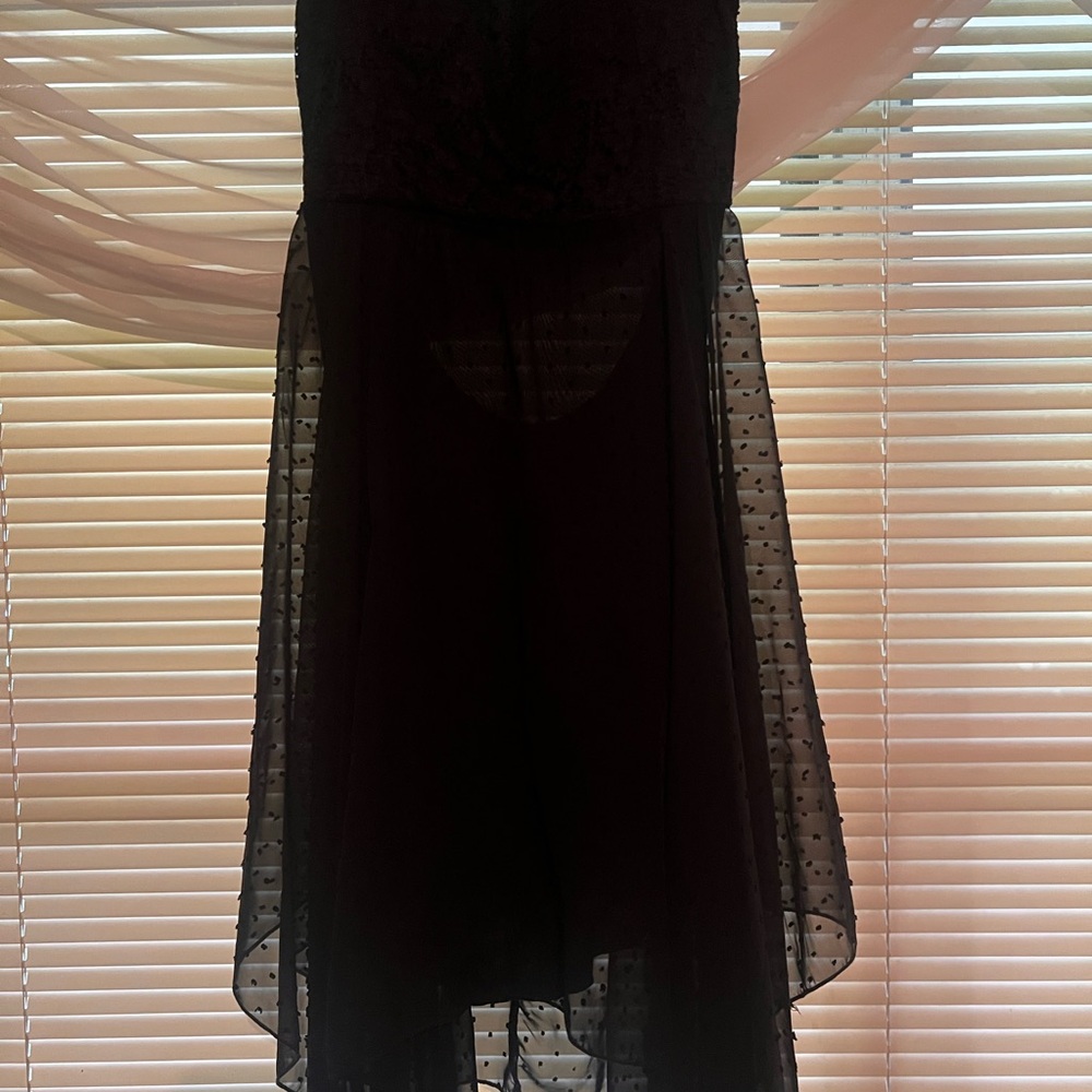 Almost Famous Black High Low Dress